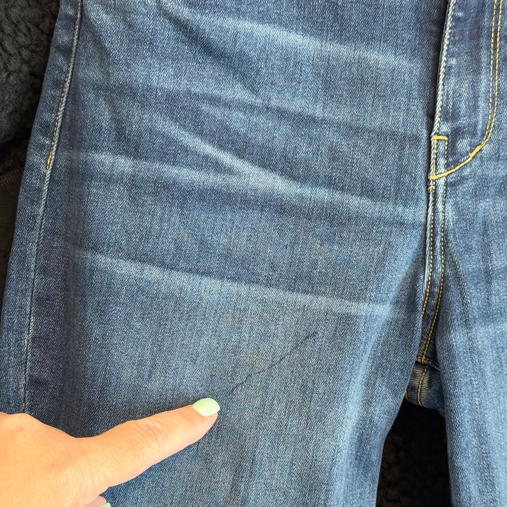 Raleigh Denim Workshop Haywood High Rise Thin Leg Jeans 28 Blue Stretch USA NWT - Picture 8 of 8